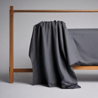 Charcoal Cotton Flat Sheet Recycled