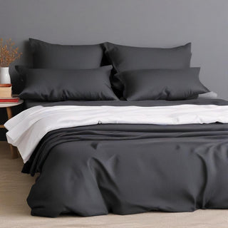 Charcoal Cotton European Pillowcase