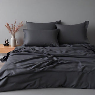 Charcoal Cotton European Pillowcase