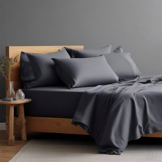 Charcoal Cotton Standard Pillowcase Recycled