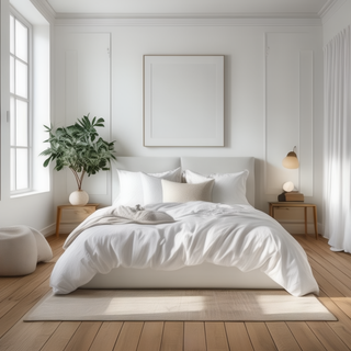 White Cotton Duvet Cover Recycled